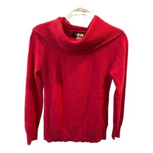 Jones New York Red Cashmere Sweater